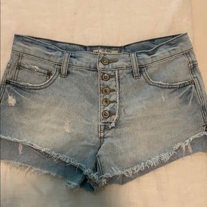 Free People jean shorts
